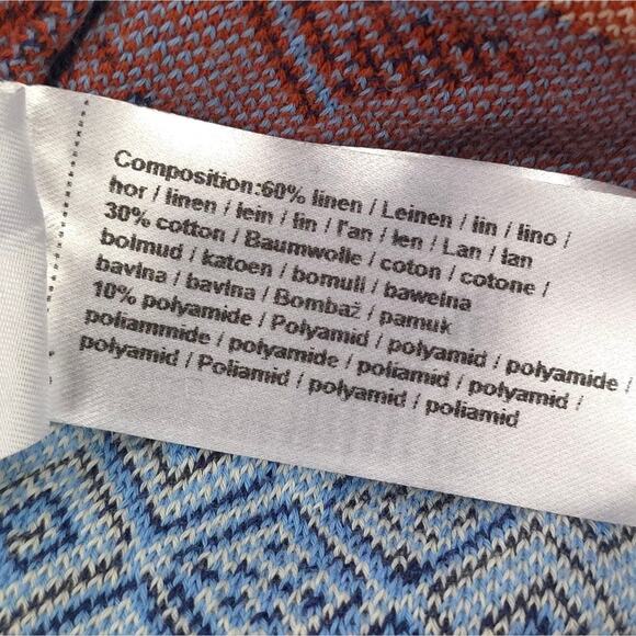 IVKO Embrodiered Linen Blend Knit Cardigan - Picture 7 of 11